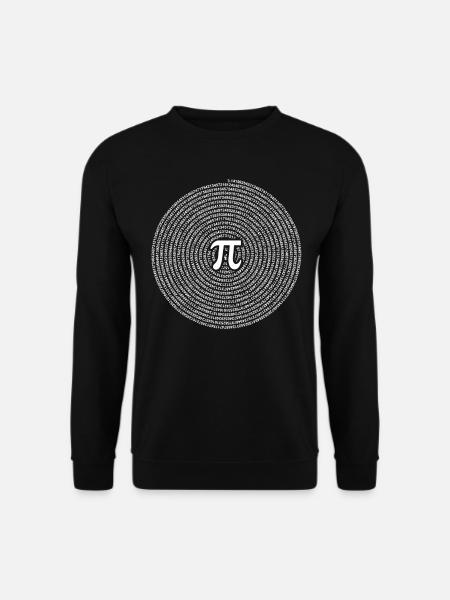 Mathematik Pi 3,145 Spirale - Unisex Pullover - Schwarz