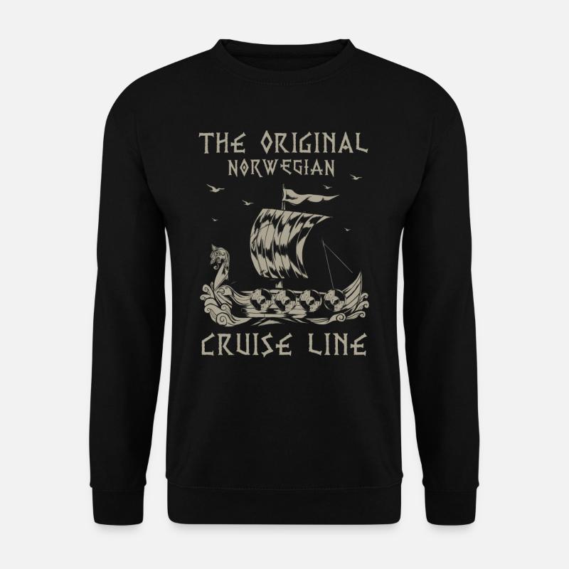 Wikinger Viking Geschenk, Odin, Valhalla, Valküre - Unisex Pullover - Schwarz