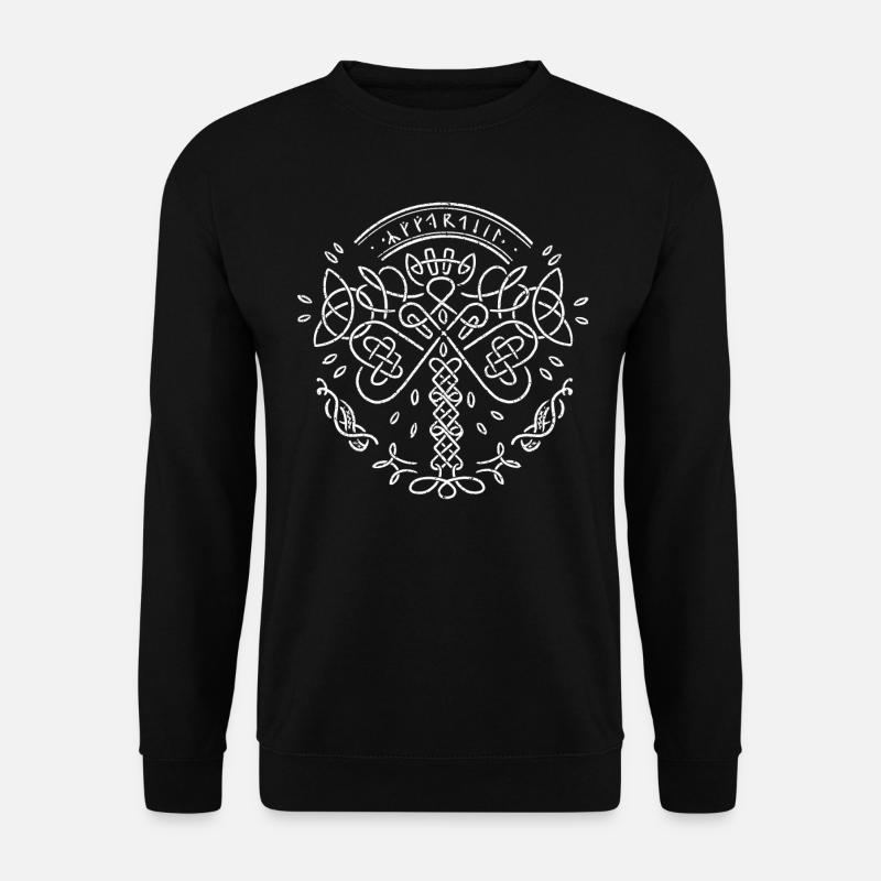 Wikinger Viking Geschenk, Odin, Valhalla, Thor - Unisex Pullover - Schwarz
