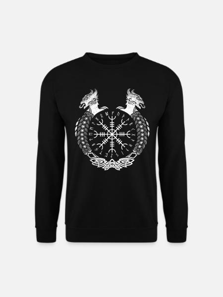 Vikings, Vikings et symboles - Sweat-shirt Unisexe - noir