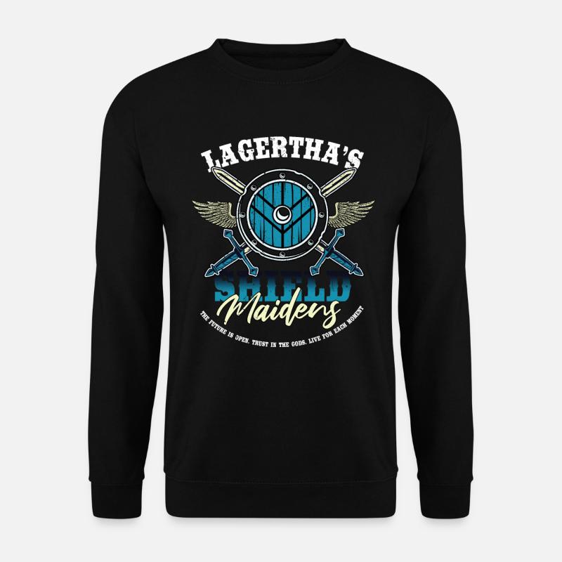 Viking Lagertha Shield Virgins - Unisex Sweatshirt - black