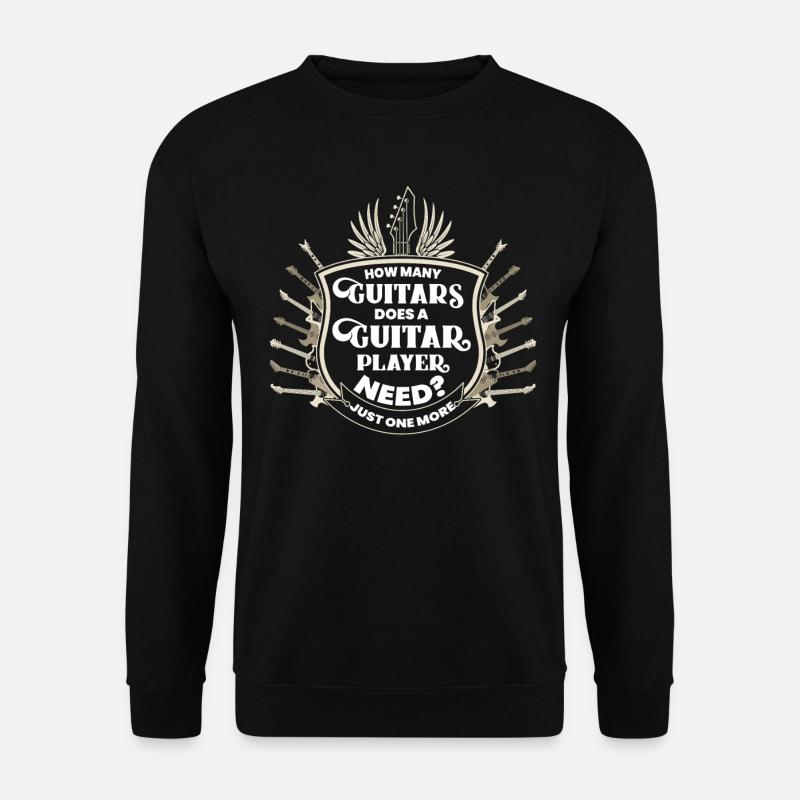 Guitariste, guitare guitariste - Sweat-shirt Unisexe - noir