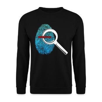 Detective, Children, - Unisex Sweatshirt - black - Front - Alina (178cm) & Michal (187cm)