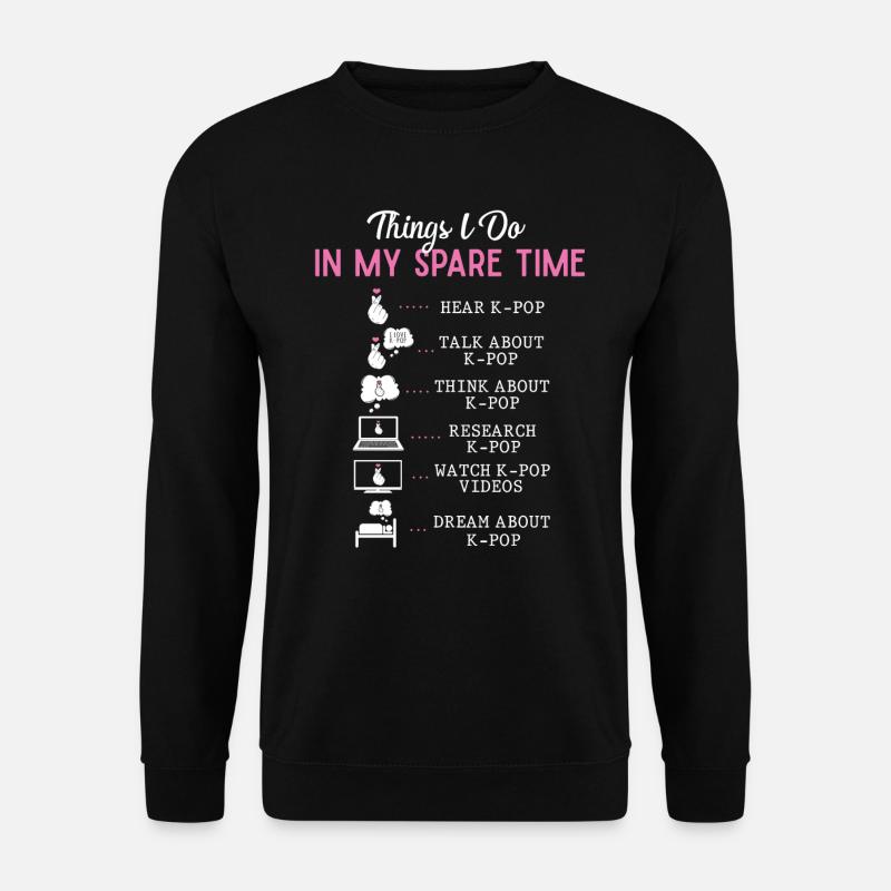 Loisirs KPOP - Sweat-shirt Unisexe - noir