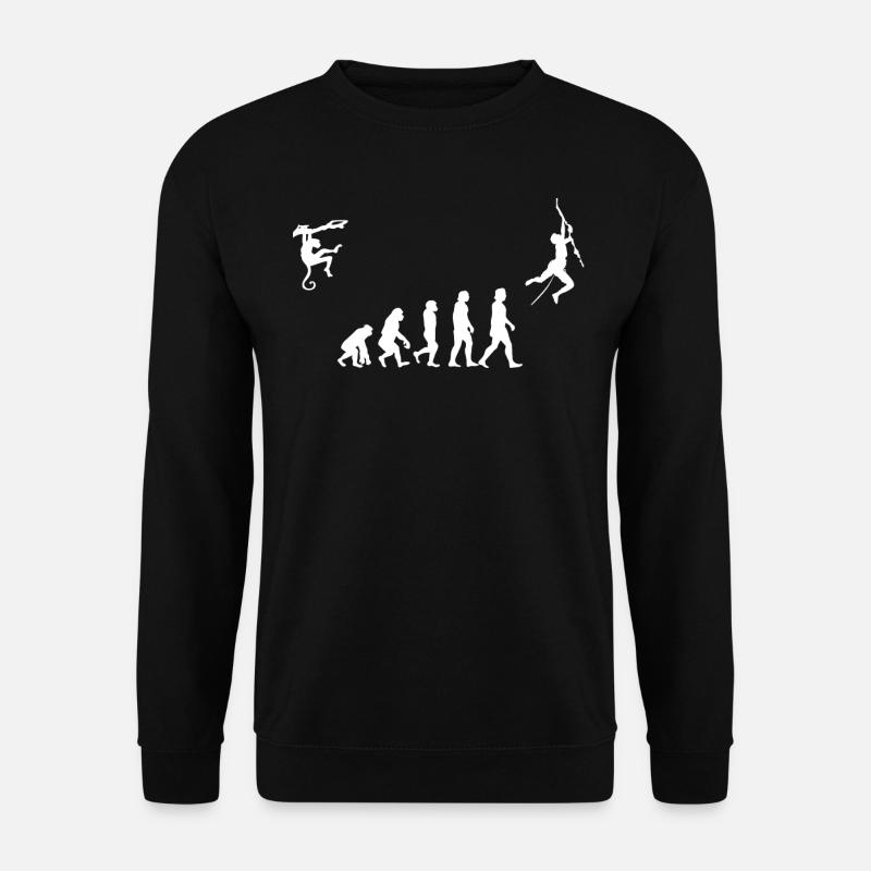 Evolution de l’escalade, Bouldern, Alpinisme - Sweat-shirt Unisexe - noir