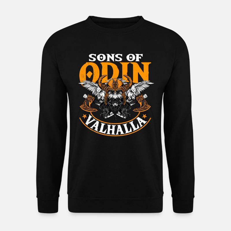Fils Odin, Valhalla, Vikings, Vikings - Sweat-shirt Unisexe - noir