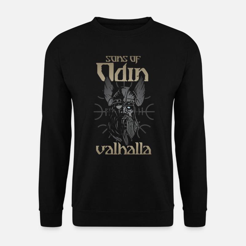 Fils d'Odin, Valhalla, Walhalla, Vikings - Sweat-shirt Unisexe - noir