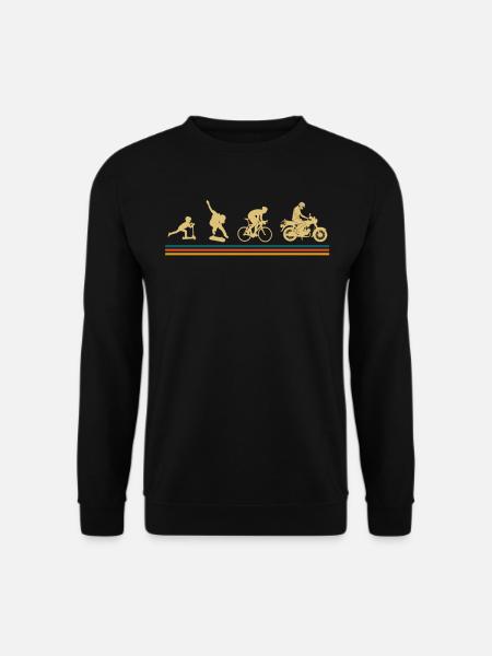 Simmi, 2 Takter, S50, Evolutions des Mopeds DDR - Unisex Pullover - Schwarz