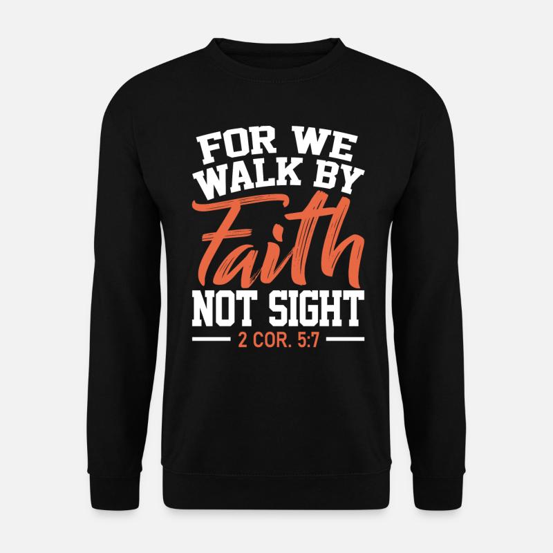 Bible verse, Christian God, Prayer Psalm - Unisex Sweatshirt - black