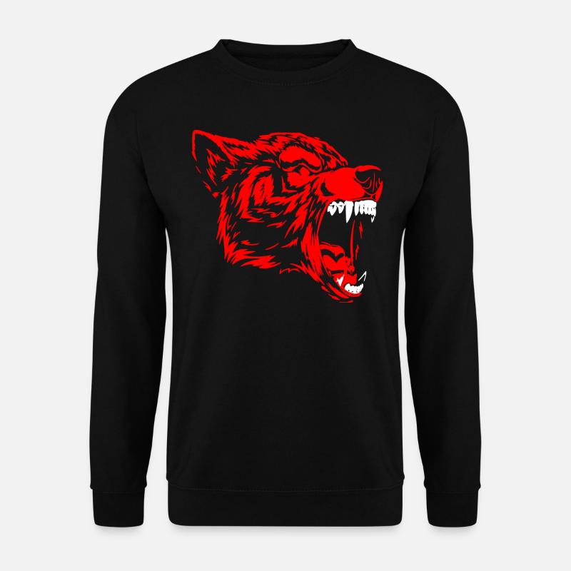 Werewolf Monster Design - Unisex Sweatshirt - black