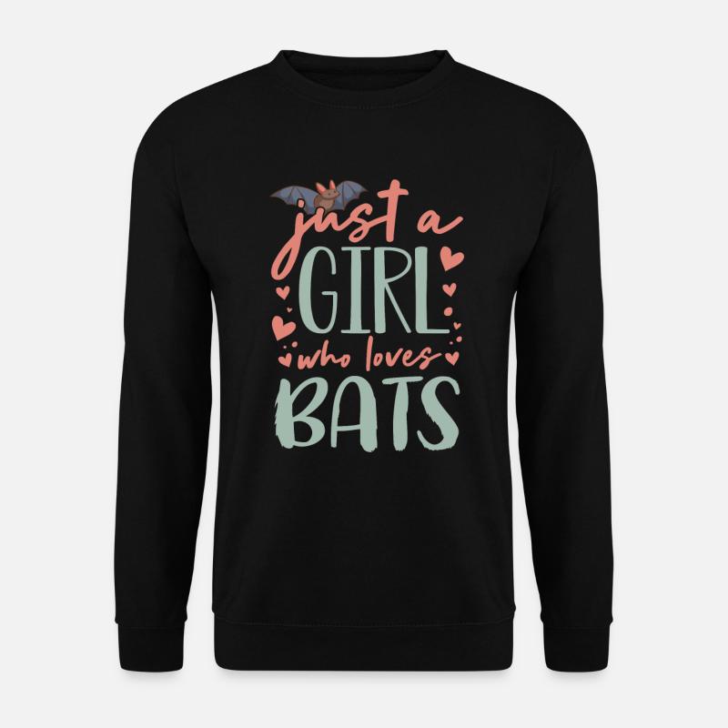 Bats, Bat - Unisex Sweatshirt - black