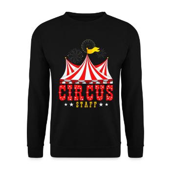 Circus, Circus Staff, Artist, Artistic - Unisex Sweatshirt - black - Front - Alina (178cm) & Michal (187cm)