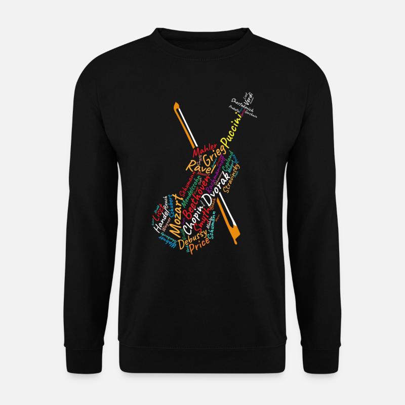 Compositeurs classiques, compositeurs, musique - Sweat-shirt Unisexe - noir