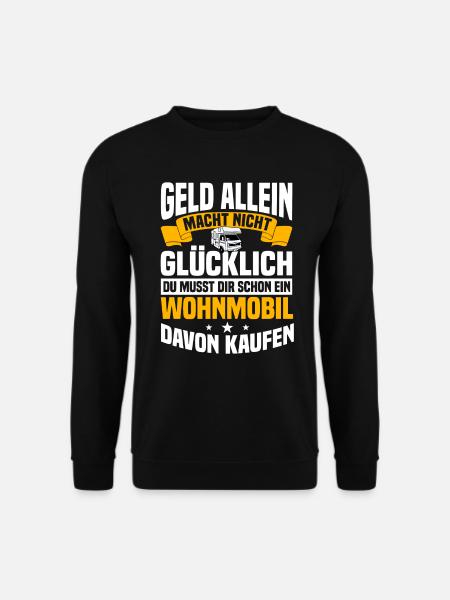 wohnmobil, reisen - Unisex Pullover - Schwarz