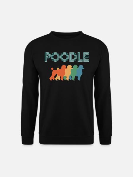 Pudel-Hundeliebhaber, Hunde - Unisex Pullover - Schwarz