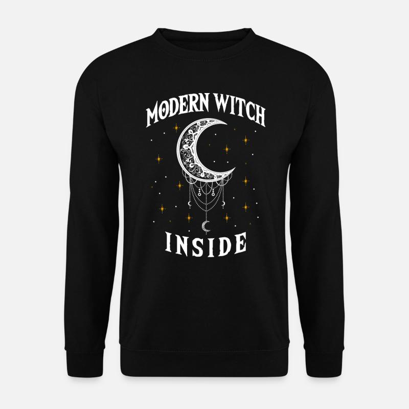 Moderne Hexe Innen, Hexerei Wiccan - Unisex Pullover - Schwarz