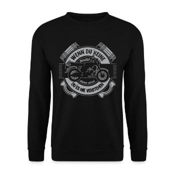Simmi S51 Wenn du keine Besitzt - Unisex Pullover - Schwarz - Vorne - Alina (178cm) & Michal (187cm)