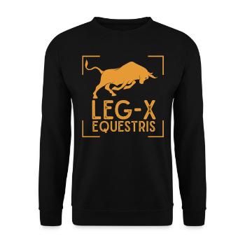 Legio X Equestris Jules César - Sweat-shirt Unisexe - noir - Devant - Alina (178cm) & Michal (187cm)