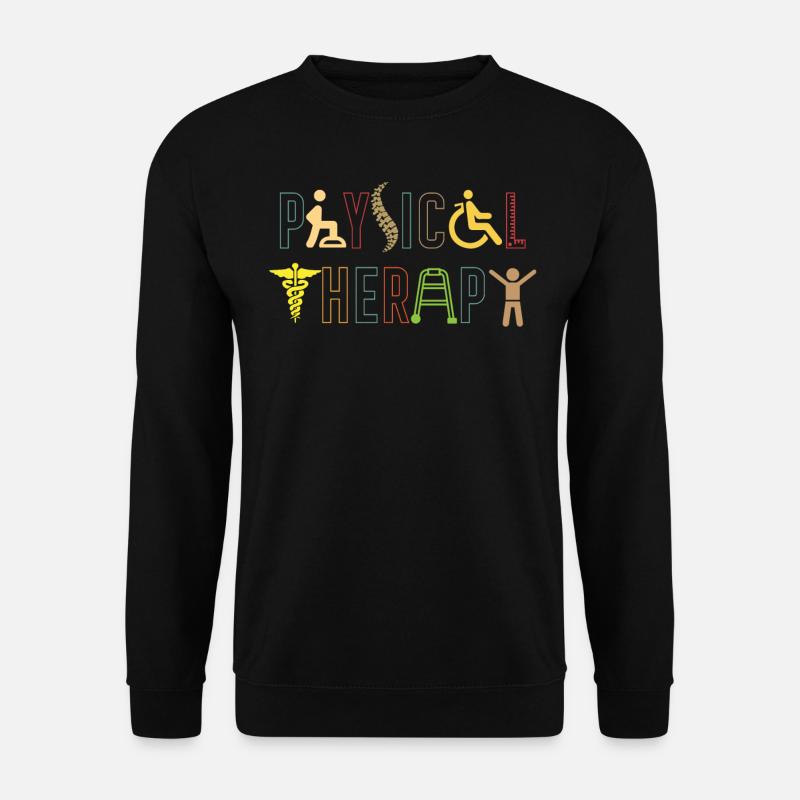 Physiotherapie - Unisex Pullover - Schwarz