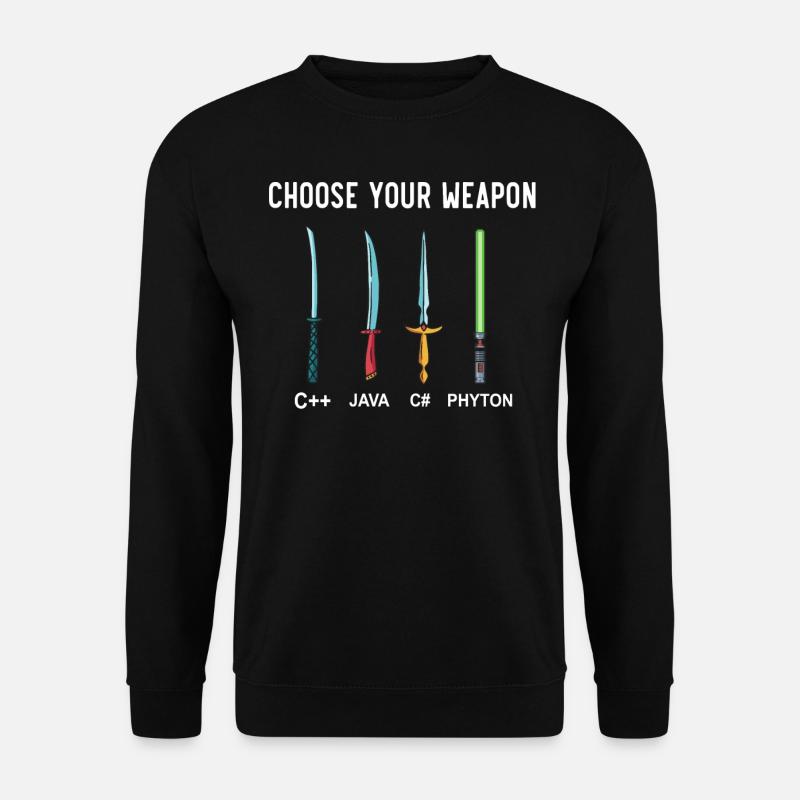 PHYTON PROGRAMMER Programming Encoder Encoding - Unisex Sweatshirt - black