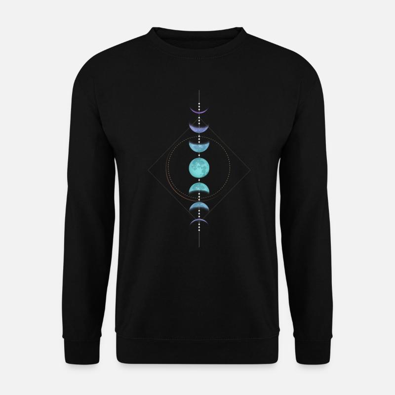 Mondphasen-Totem-Tarot - Unisex Pullover - Schwarz