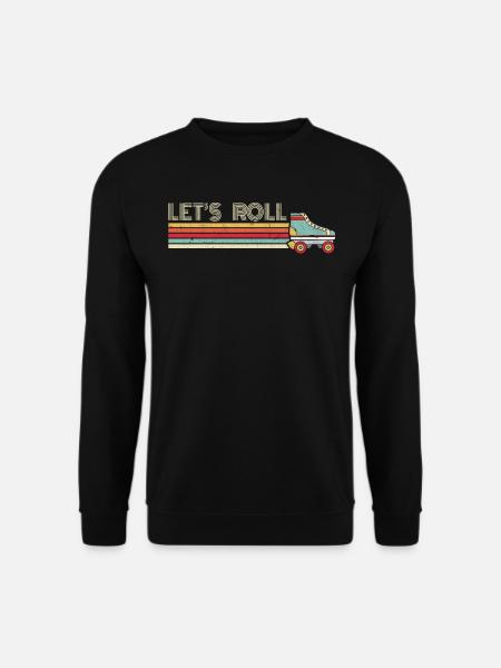 Rollschuhlaufen, Skaten, Skater - Unisex Pullover - Schwarz