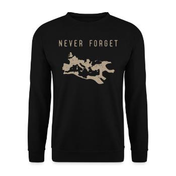 Roman Empire, Ancient Romans, Caesar - Unisex Sweatshirt - black - Front - Alina (178cm) & Michal (187cm)