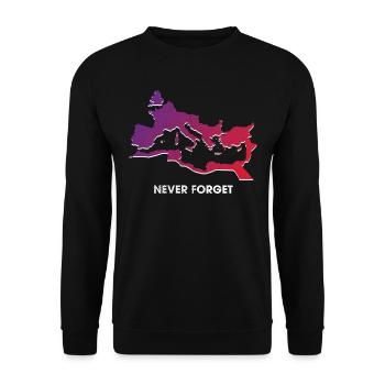 Roman Empire, Ancient Romans, Caesar - Unisex Sweatshirt - black - Front - Alina (178cm) & Michal (187cm)