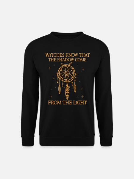 Hexenfrau, Hexerei, Wicca - Unisex Pullover - Schwarz
