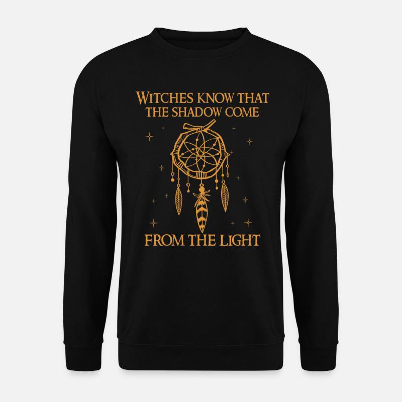 Hexenfrau, Hexerei, Wicca - Unisex Pullover - Schwarz