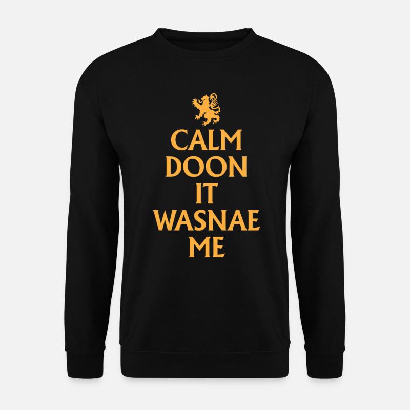 Écossais, Écosse Calm Doon - Sweat-shirt Unisexe - noir