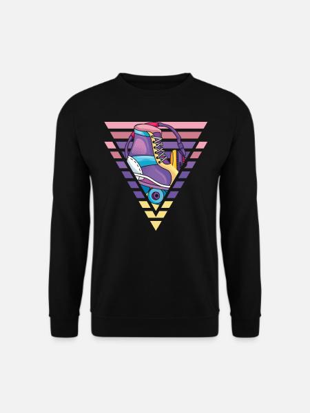 Rollschuh, Rollschuhläufer, Skate - Unisex Pullover - Schwarz