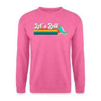 Patin à roulettes, patin à roulettes, patin à roulettes - Sweat-shirt Unisexe - rose - Devant