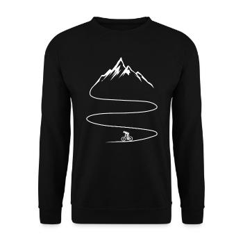 VTT de descente, VTT - Sweat-shirt Unisexe - noir - Devant - Alina (178cm) & Michal (187cm)