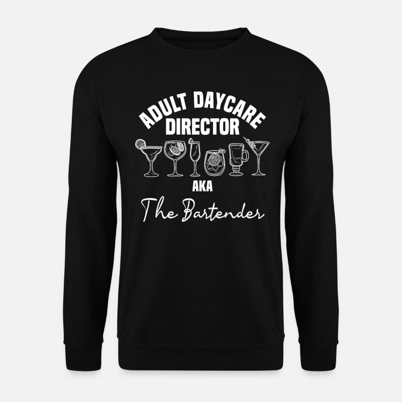 BARTENDER BARMAN, BARKEHR - Unisex Sweatshirt - black