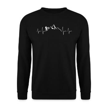 VTT, VTT VTT - Sweat-shirt Unisexe - noir - Devant - Alina (178cm) & Michal (187cm)