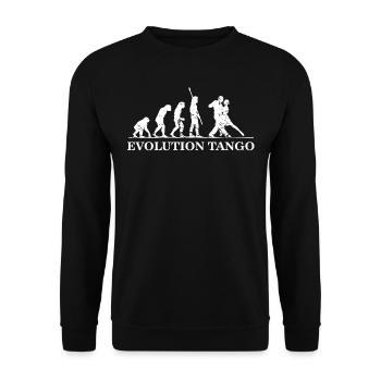 Evolution of Tango, Tango Dancer - Unisex Sweatshirt - black - Front - Alina (178cm) & Michal (187cm)