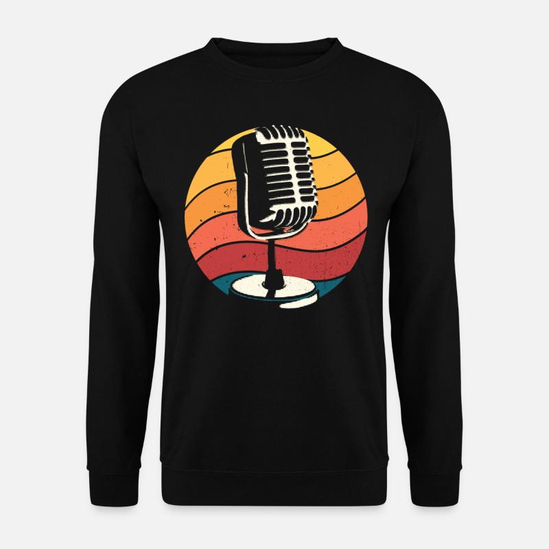 Microphone, Comedian, Stand-Up Comedy - Unisex Sweatshirt - black