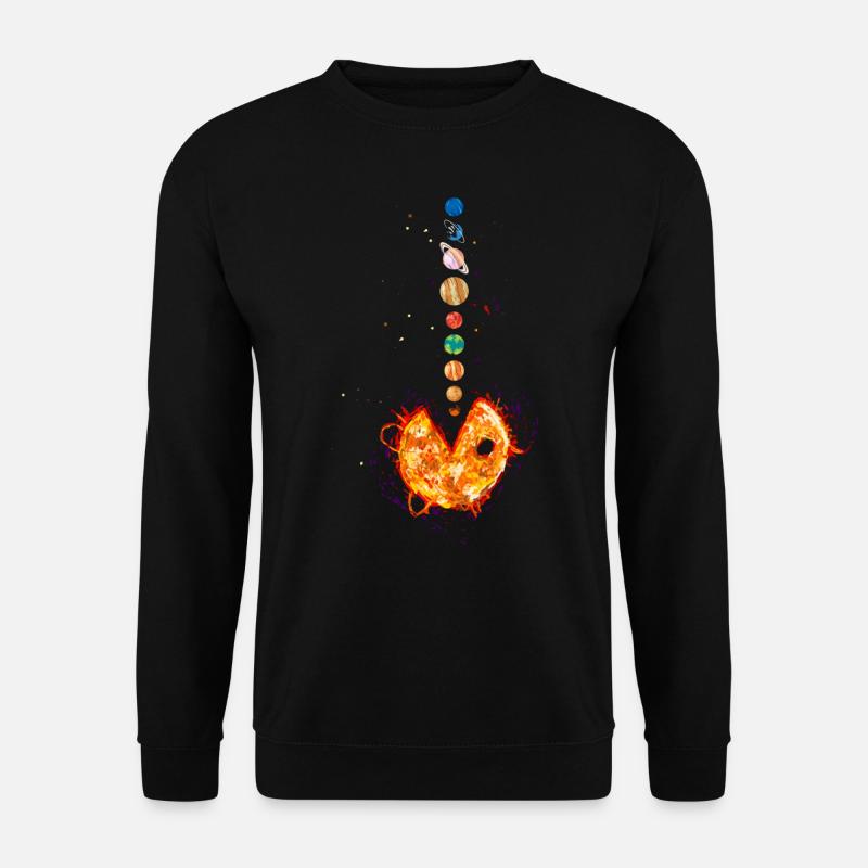 Sonnensystem, Sonnenplaneten, Astrologie - Unisex Pullover - Schwarz