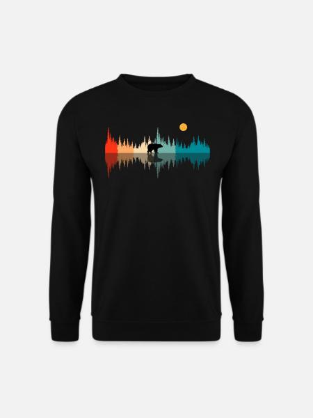 Klangwellen Natur, Audiophile - Unisex Pullover - Schwarz
