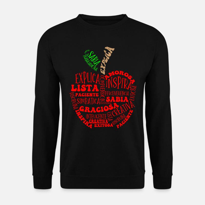 Spanischlehrer, Spanisch Lernen - Unisex Pullover - Schwarz