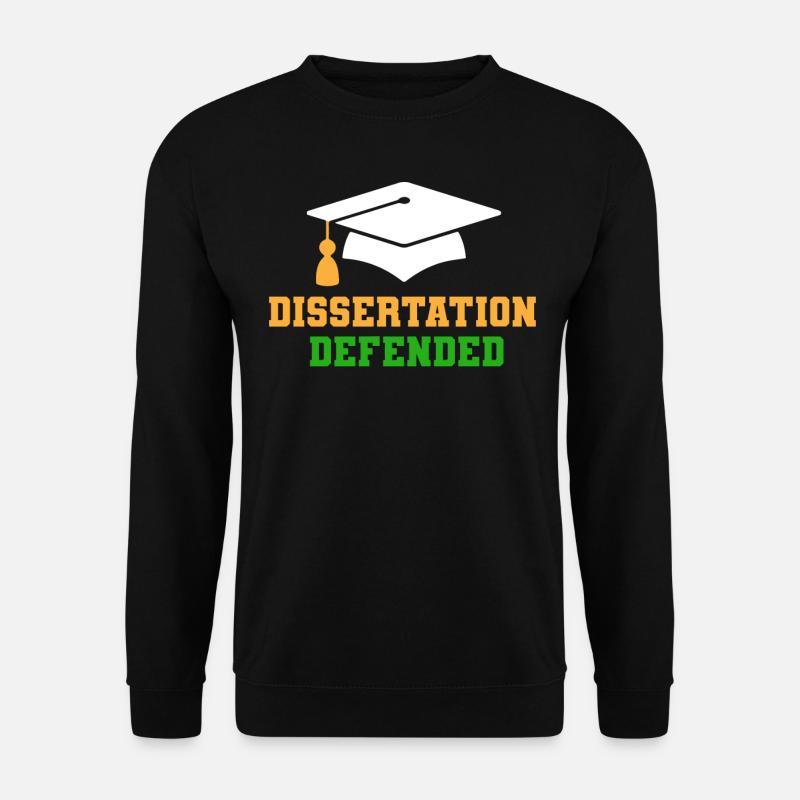 Dissertation Verteidigt - Unisex Pullover - Schwarz