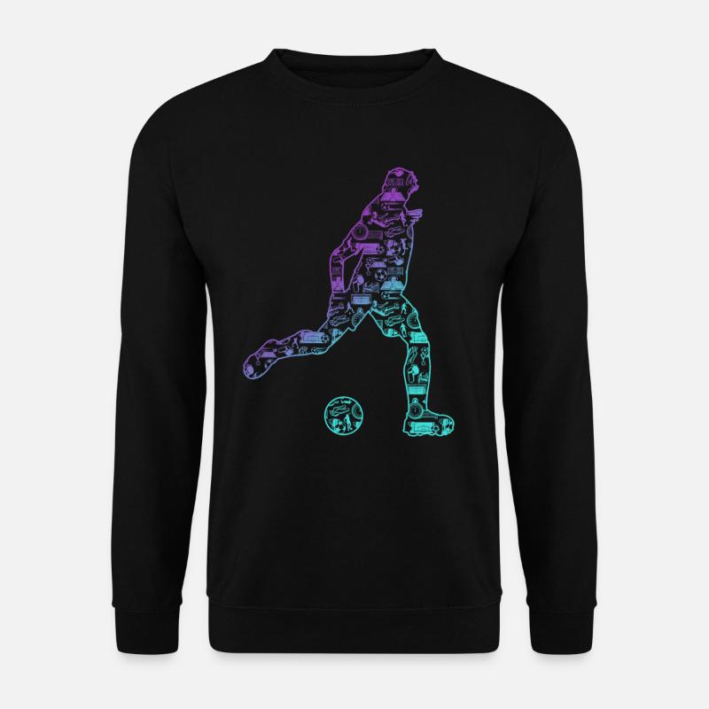 Fussball, Fussballer , Fussballkind - Unisex Pullover - Schwarz