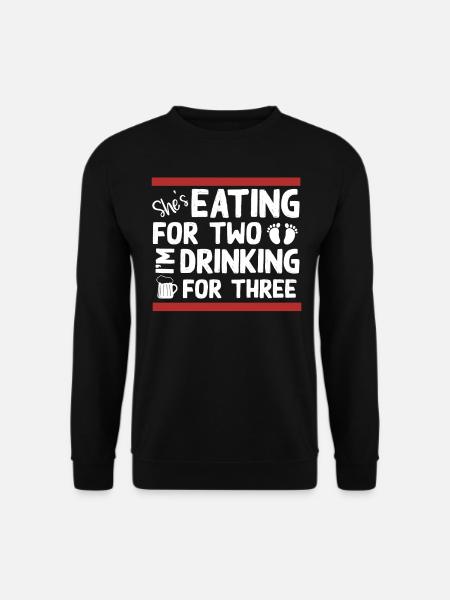 Pregnancy announcement - Unisex Sweatshirt - black