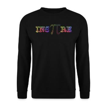 PI Tag, Inspire, PI, Math - Sweat-shirt Unisexe - noir - Devant - Alina (178cm) & Michal (187cm)