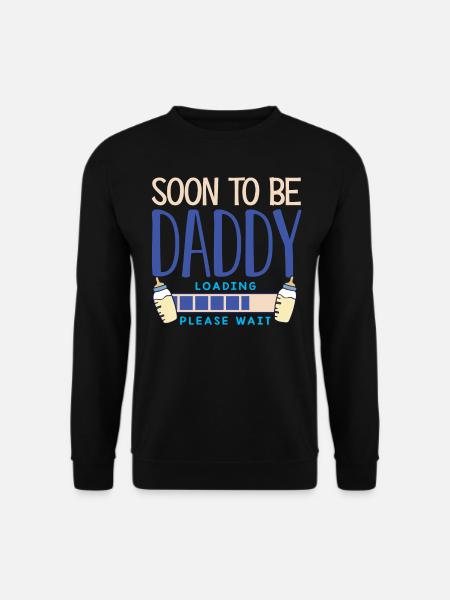 Bientôt papa, père - Sweat-shirt Unisexe - noir