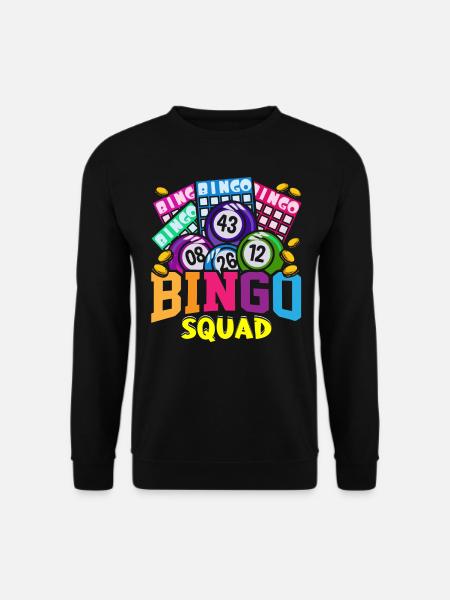 Bingo, Bingo-Spieler, Bingo-Trupp - Unisex Pullover - Schwarz
