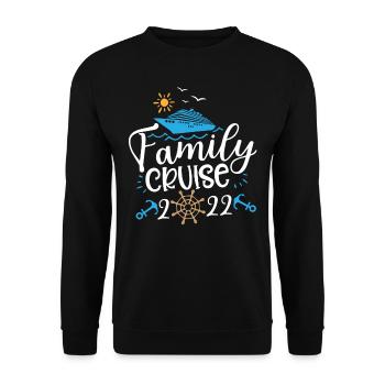 Cruise squad, cruise time, holiday cruise - Unisex Sweatshirt - black - Front - Alina (178cm) & Michal (187cm)