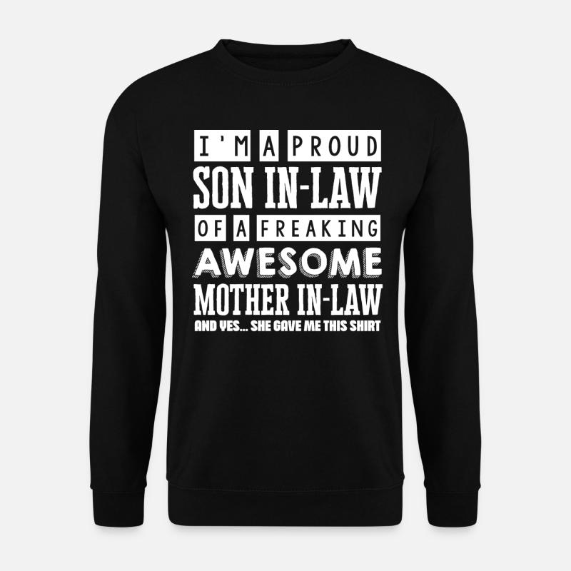 Schwiegersohn Der Schwiegermutter - Unisex Pullover - Schwarz