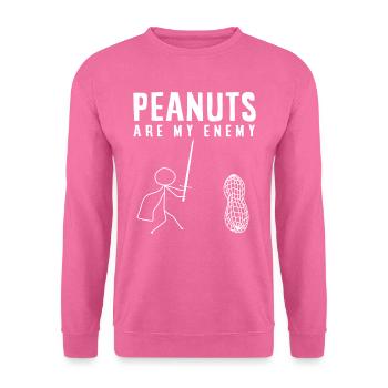 Allergie aux arachides - Sweat-shirt Unisexe - rose - Devant